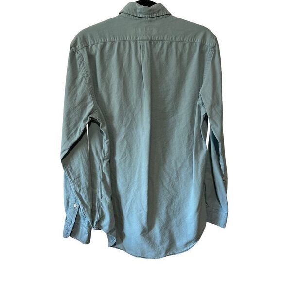 Revolve Polo Ralph Lauren Blue Collared Chambray Casual Button Down Shirt - Picture 6 of 6